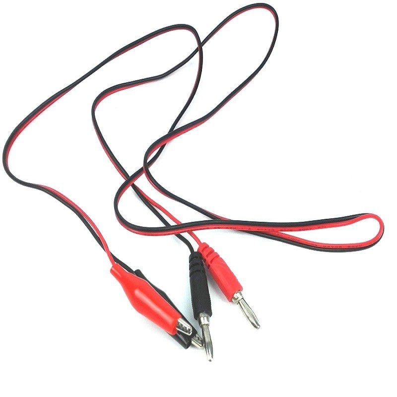 Banana Plug To Crocodile Clip M Pair